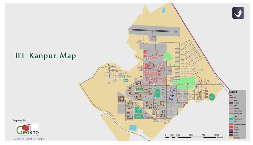 IIT Kanpur Map