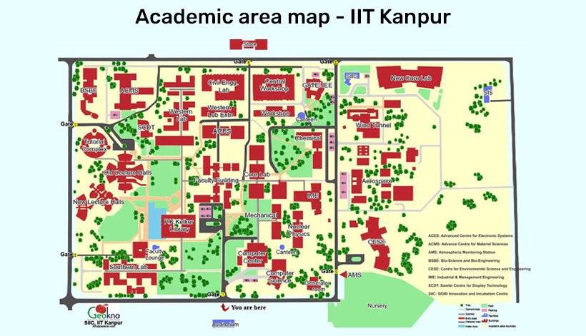 Academic Area Map